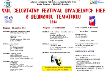 XXII. Celoštátny festival divadelných hier s dedinskou tematikou