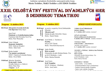 XXIII. celoštátny festival divadelných hier s dedinskou tematikou