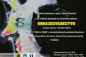 Výstava OBRAZOZVERECTVO /autor: Maroš Kontroš/