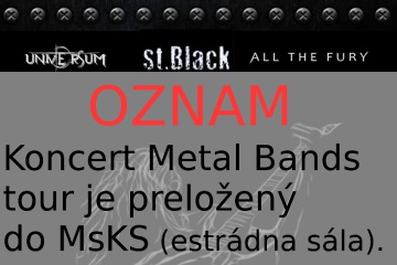 Metal Bands tour