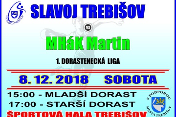 Hádzaná: Slavoj Trebišov - MHáK Martin