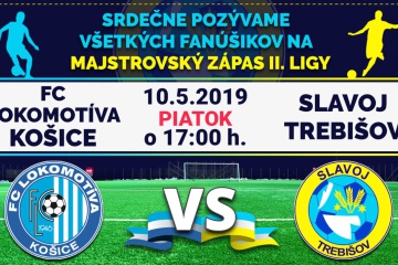Majstrovský zápas II. ligy: FC Lokomotíva Košice - FK Slavoj Trebišov