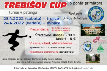 TREBIŠOV CUP - turnaj v petangu o pohár primátora