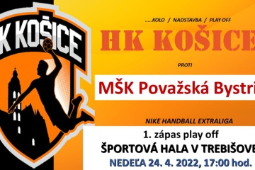 Hádzaná - 1. zápas play off HK Košice - MŠK Považská Bystrica