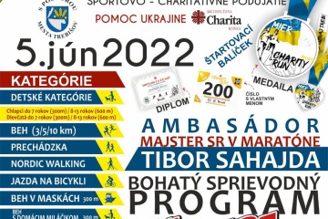 Spoznaj Trebišov behom - CHARITY RUN 2022