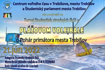 Turnaj študentiek SŠ v plážovom volejbale o Pohár primátora mesta Trebišov