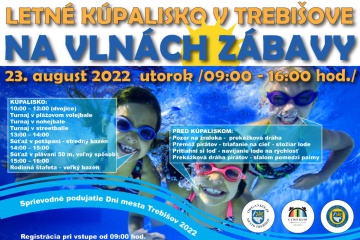 Na vlnách zábavy na kúpalisku - sprievodný program Dní mesta mesta Trebišov