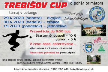 Petanqový turnaj „Trebišov cup o Pohár primátora mesta“