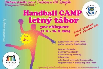 Handball CAMP letný tábor pre chlapcov
