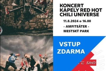 V rámci Kultúrneho leta 2024 vystúpi na amfiteátri kapela RED HOT CHILY UNIVERSE