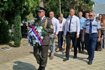 Pietny akt kladenia vencov pri príležitosti 80. výročia SNP