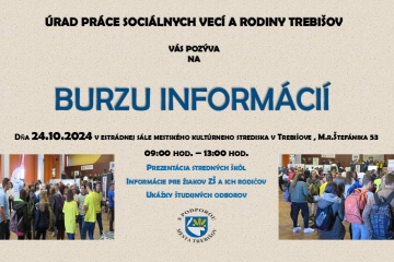 Burza informácií pre žiakov končiacich ročníkov základných škôl