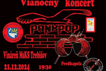 Vianočný koncert Petra Moskaľa s kapelou PANKPOP