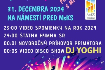 Silvester na námestí pred MsKS