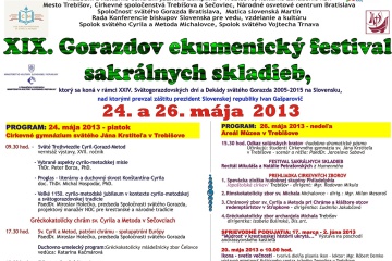 XIX. Gorazdov ekumenický festival sakrálnych skladieb