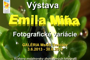 Výstava Emila Miňa Fotografické variácie