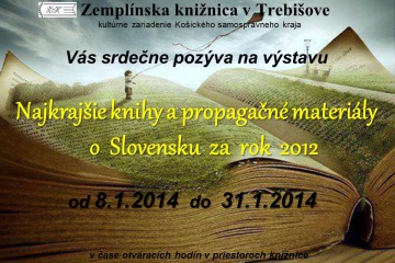 Výstava Najkrajšie knihy a propagačné materiály o Slovensku